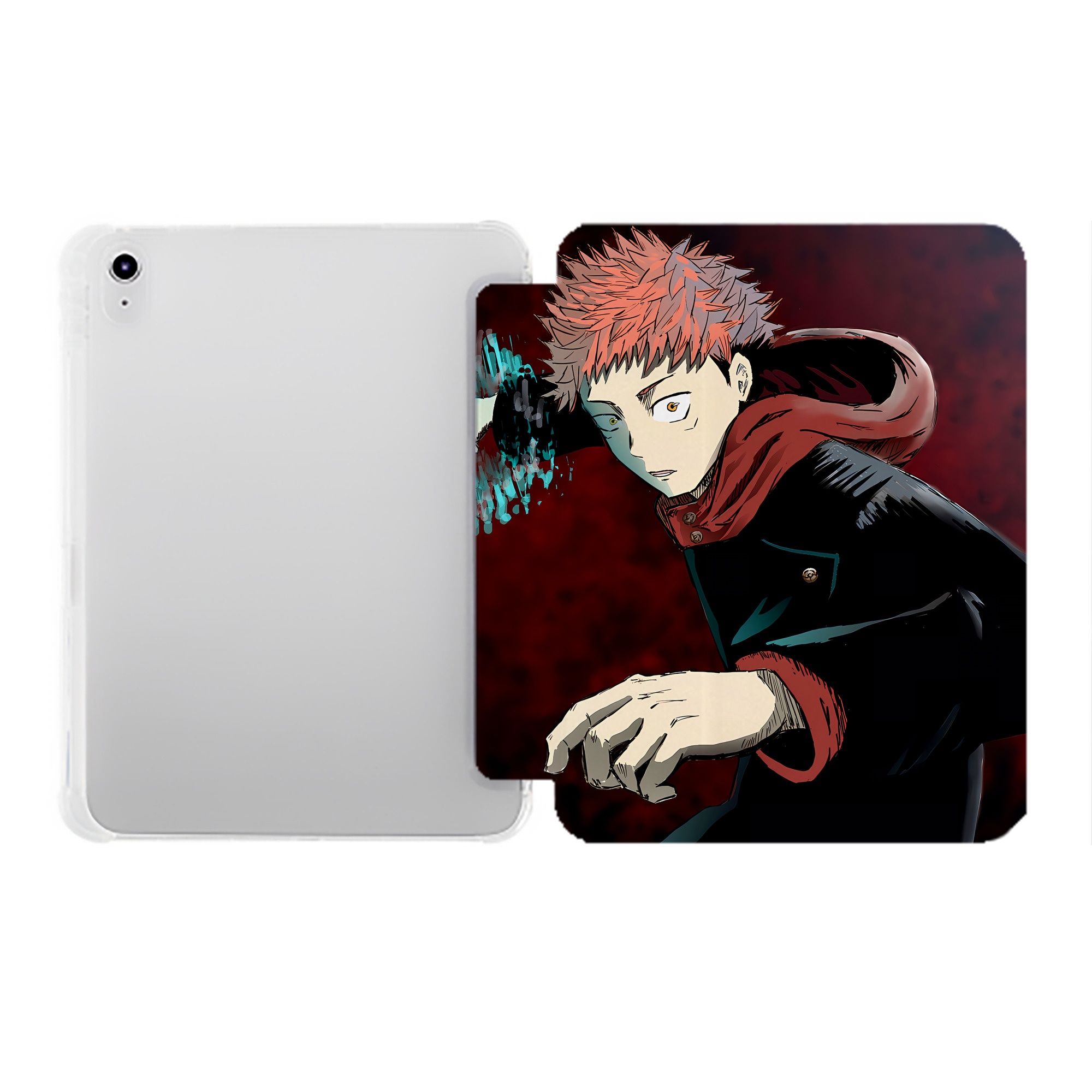 （画像用） SPY×FAMILY间谍家家酒 IPad ケース ペン収納付き 三つ折りスタンド PUレザー×シリコン 対応機種9.5/10.5/10.9インチ